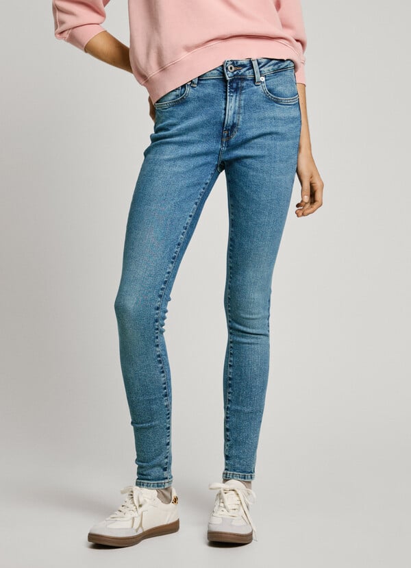 Pepe Jeans jeans fit skinny y tiro medio - regent Limitado a 3 días