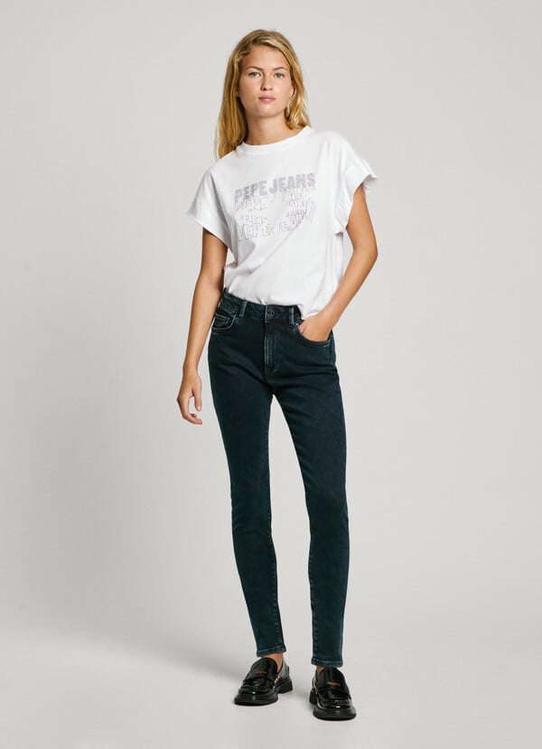 Pepe Jeans jeans fit skinny y tiro medio - regent Precios de Black Friday