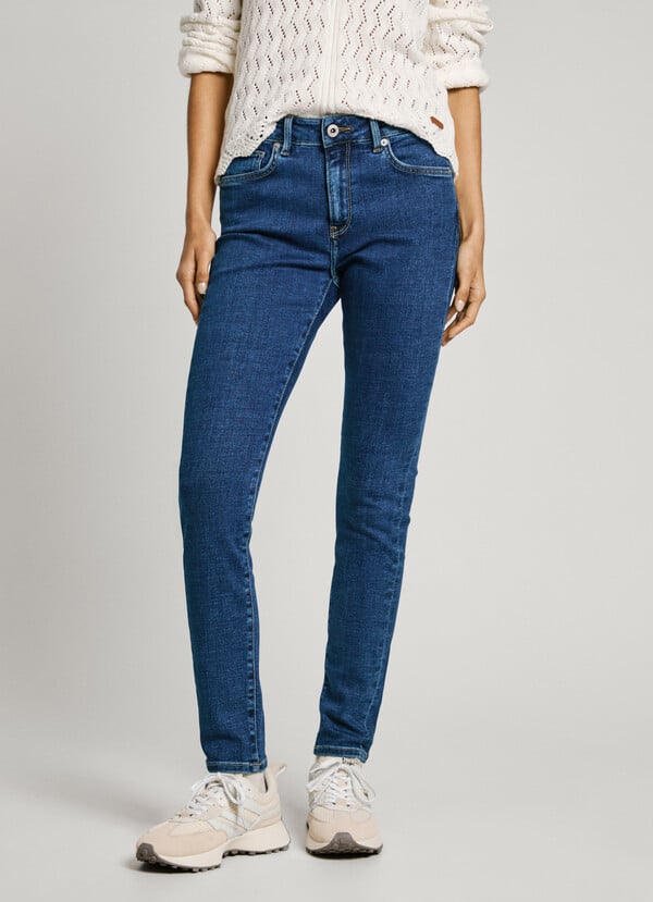 Pepe Jeans jeans fit skinny y tiro medio - regent Libre de impuestos