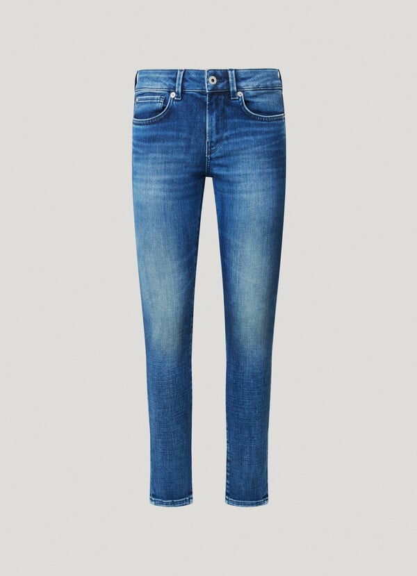 Pepe Jeans jeans fit skinny y tiro bajo - soho Descuentos del mes