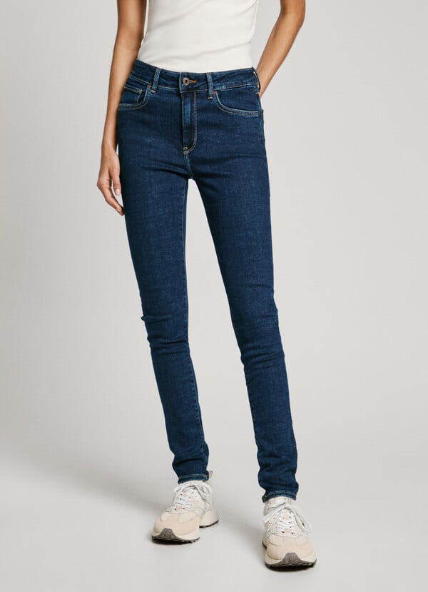 Pepe Jeans jeans fit skinny y tiro medio - regent Última moda