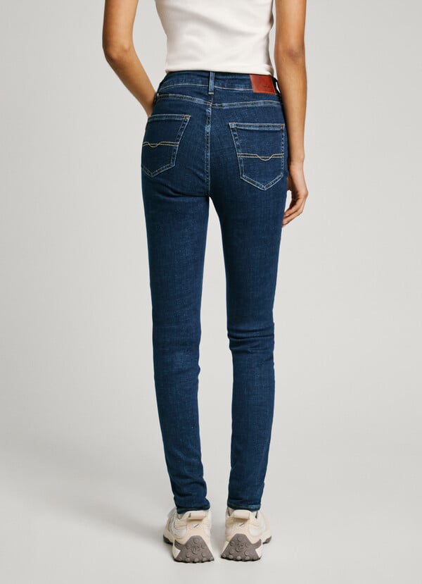 Pepe Jeans jeans fit skinny y tiro medio - regent Última moda