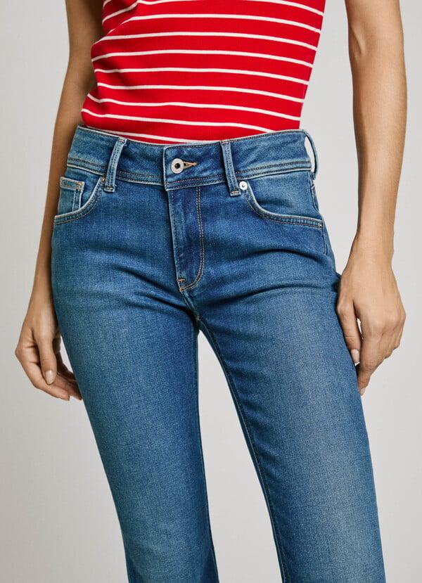 Pepe Jeans jeans fit flare y tiro bajo - pimlico Descuento por venta flash
