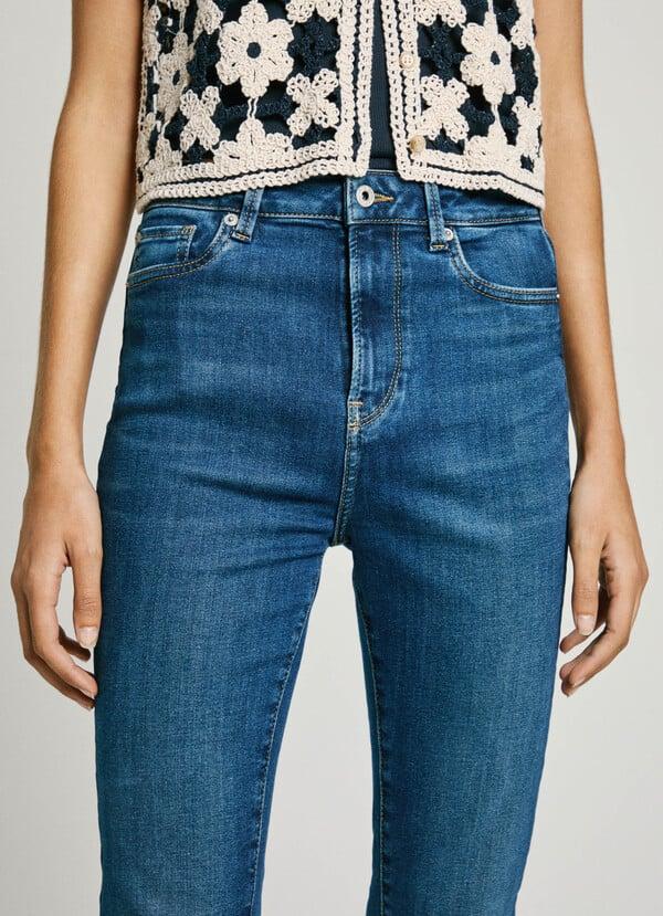 Pepe Jeans jeans fit flare y tiro alto - dion Grandes ahorros
