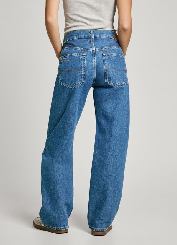 Pepe Jeans jeans fit loose y tiro bajo Venta caliente
