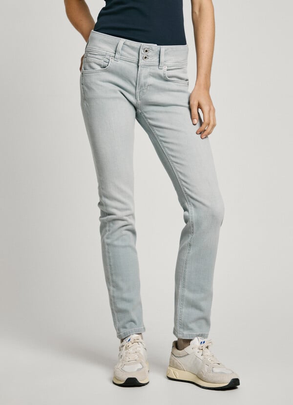 Pepe Jeans jeans fit slim y tiro bajo - venus Rebajas de fábrica