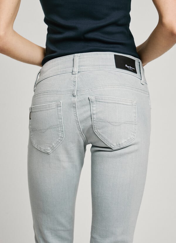 Pepe Jeans jeans fit slim y tiro bajo - venus Rebajas de fábrica