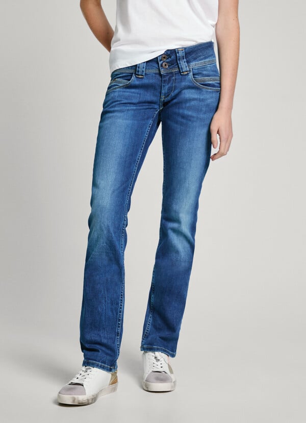 Pepe Jeans jeans fit slim y tiro bajo - venus Los más vendidos