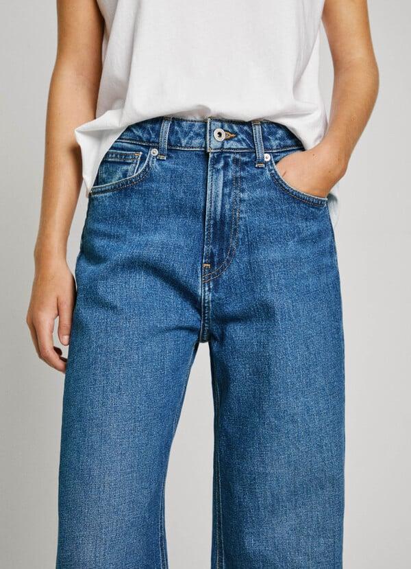 Pepe Jeans jeans fit recto y tiro alto - lexa Envío gratis