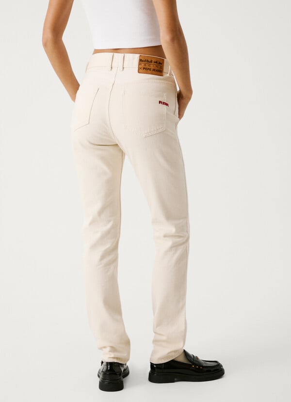 Pepe Jeans jeans fit straight y tiro alto Oferta especial