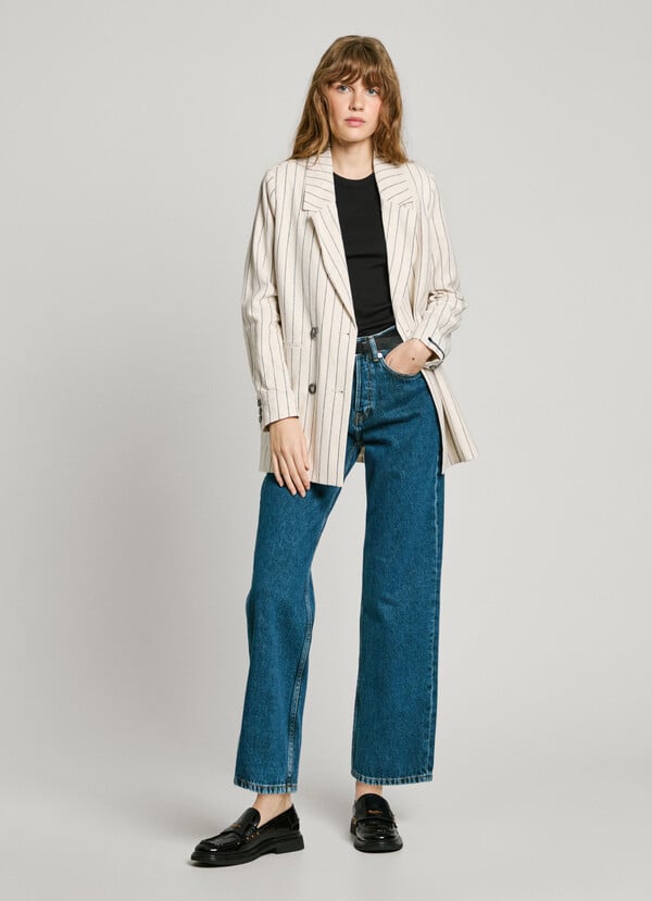Pepe Jeans jeans fit recto y tiro alto - robyn Envío gratis