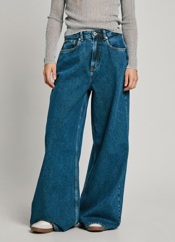 Pepe Jeans jeans fit wide y tiro alto - jaimy Último día