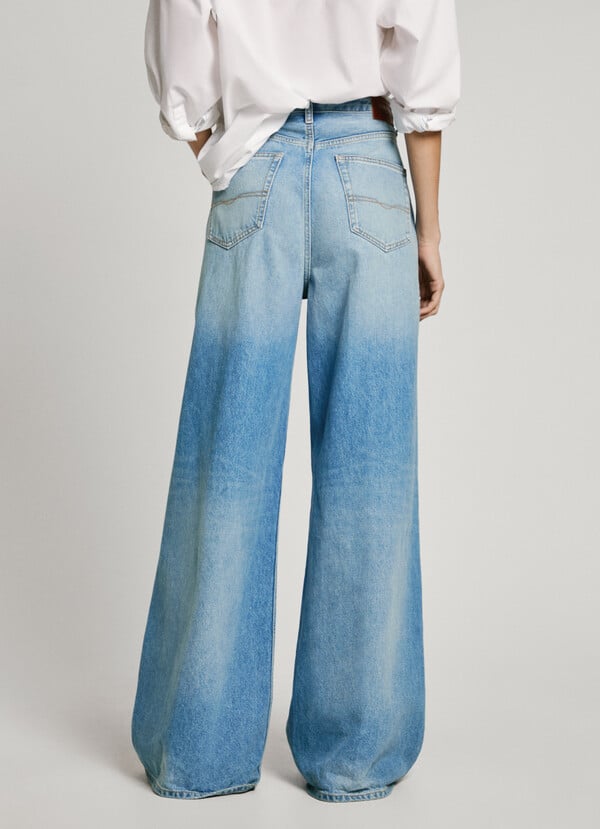 Pepe Jeans jeans fit wide y tiro alto - jaimy Precio de fábrica