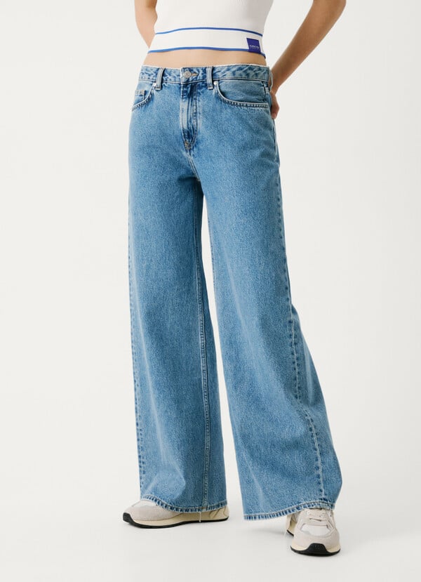 Pepe Jeans jeans fit wide y tiro medio Solo hoy
