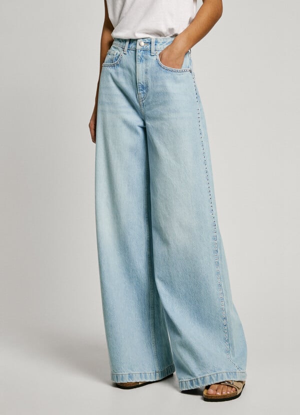 Pepe Jeans jeans fit wide y tiro medio Oferta especial de fábrica