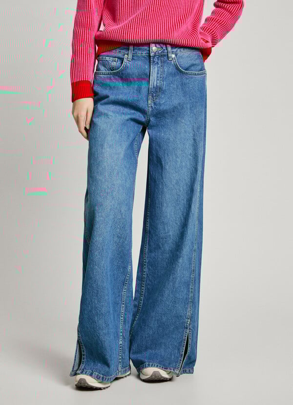 Pepe Jeans jeans fit wide y tiro medio Superdescuento