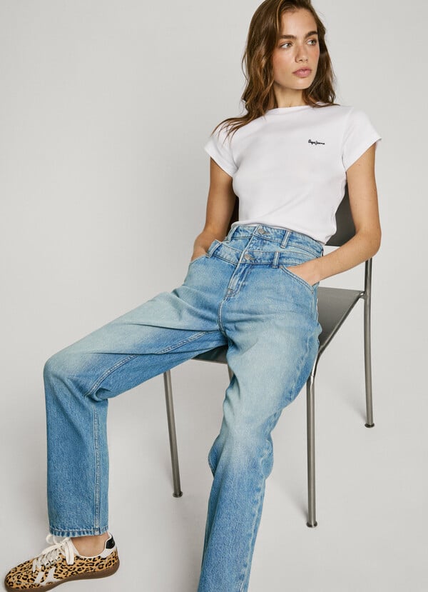 Pepe Jeans jeans fit taper y tiro alto Grandes descuentos