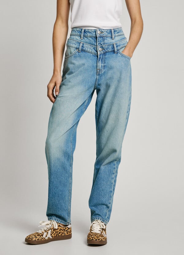 Pepe Jeans jeans fit taper y tiro alto Grandes descuentos