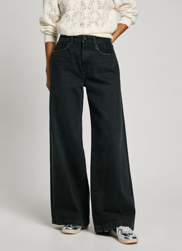 Pepe Jeans jeans fit wide y tiro medio Liquidación