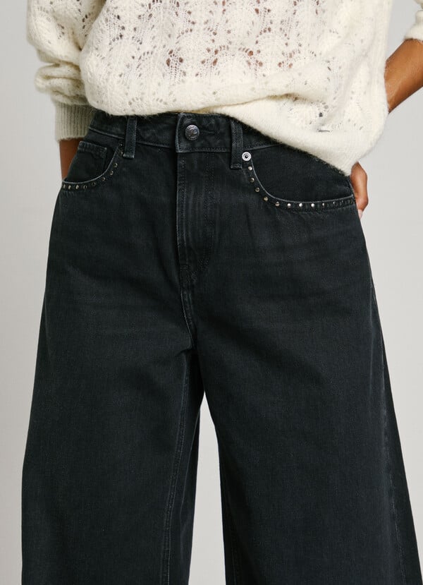 Pepe Jeans jeans fit wide y tiro medio Liquidación