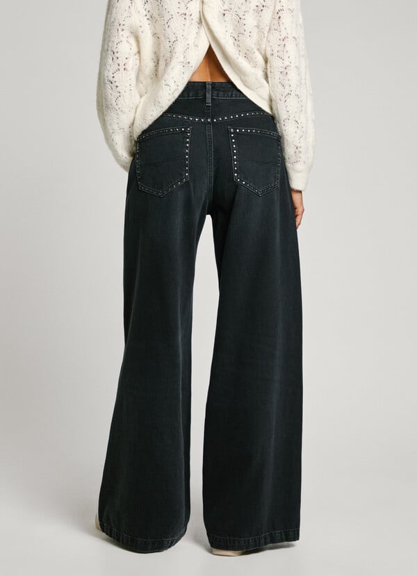 Pepe Jeans jeans fit wide y tiro medio Liquidación