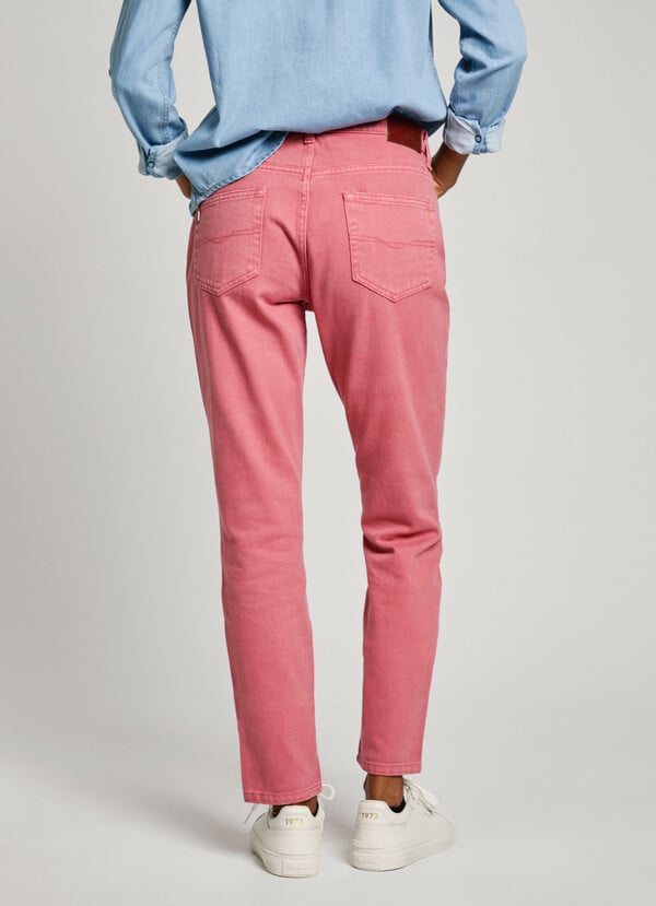 Pepe Jeans jeans fit taper y tiro alto - violet Limitado a 3 días