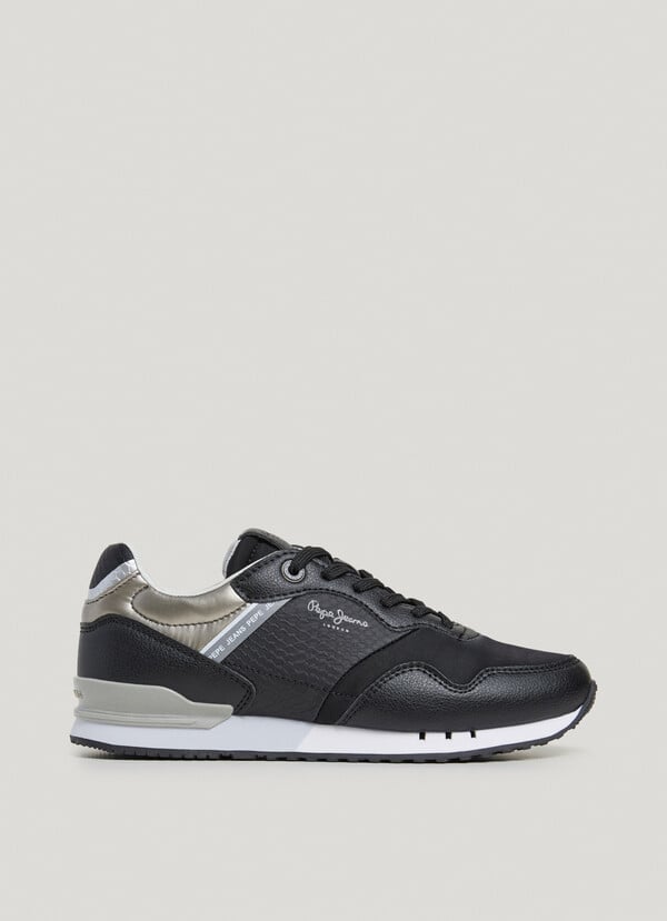 Pepe Jeans zapatillas running detalles metalizados