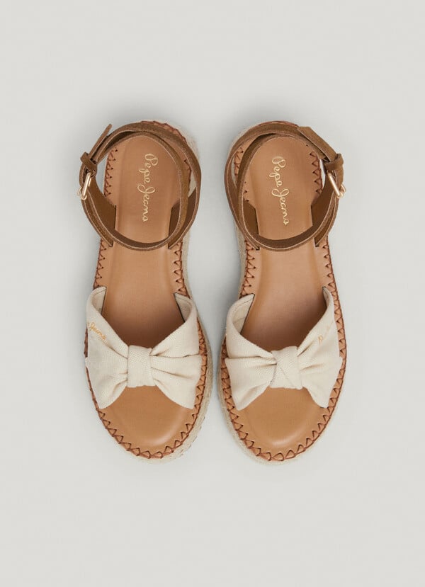 Pepe Jeans sandalias de cuña con tiras cruzadas Outlet online
