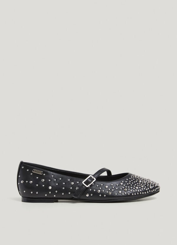 Pepe Jeans bailarinas con tachuelas