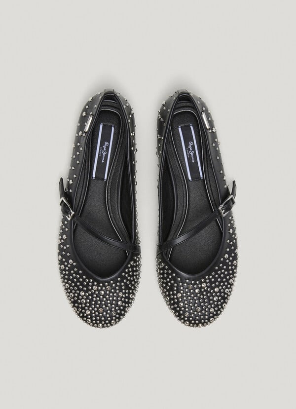 Pepe Jeans bailarinas con tachuelas En oferta