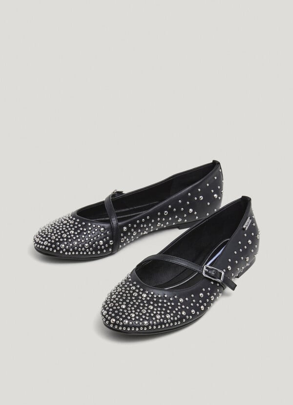 Pepe Jeans bailarinas con tachuelas En oferta