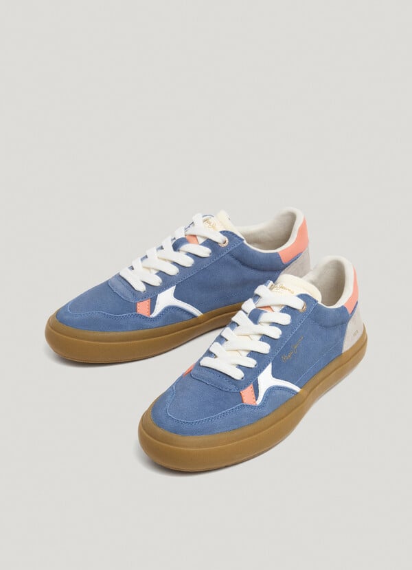 Pepe Jeans zapatillas retro de ante Rebajas de fábrica
