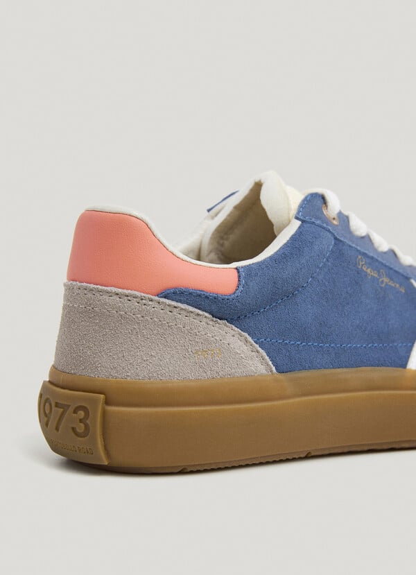 Pepe Jeans zapatillas retro de ante Rebajas de fábrica