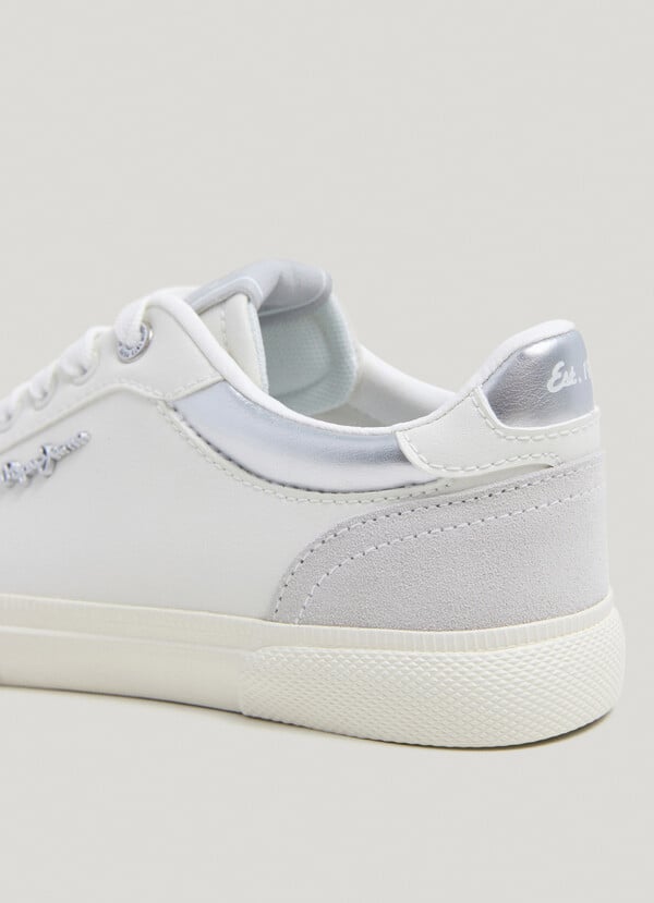 Pepe Jeans zapatillas clásicas con detalles en ante Descuento