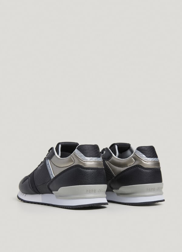 Pepe Jeans zapatillas running detalles metalizados Mejor oferta