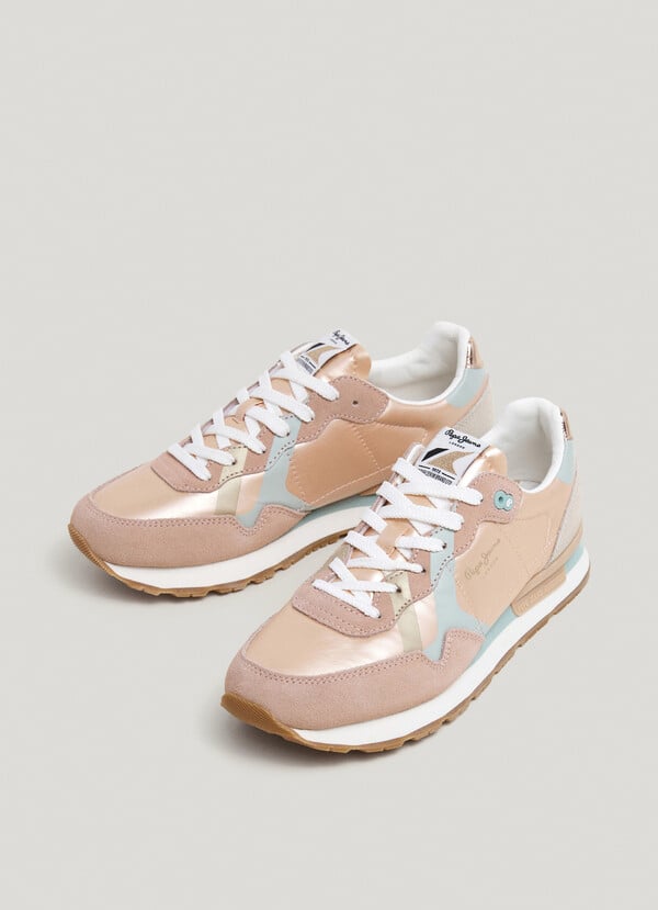 Pepe Jeans zapatillas running metalizadas - brit Solo hoy