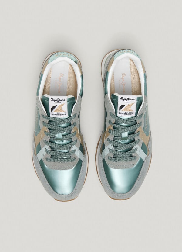 Pepe Jeans zapatillas running metalizadas - brit Promoción trimestral
