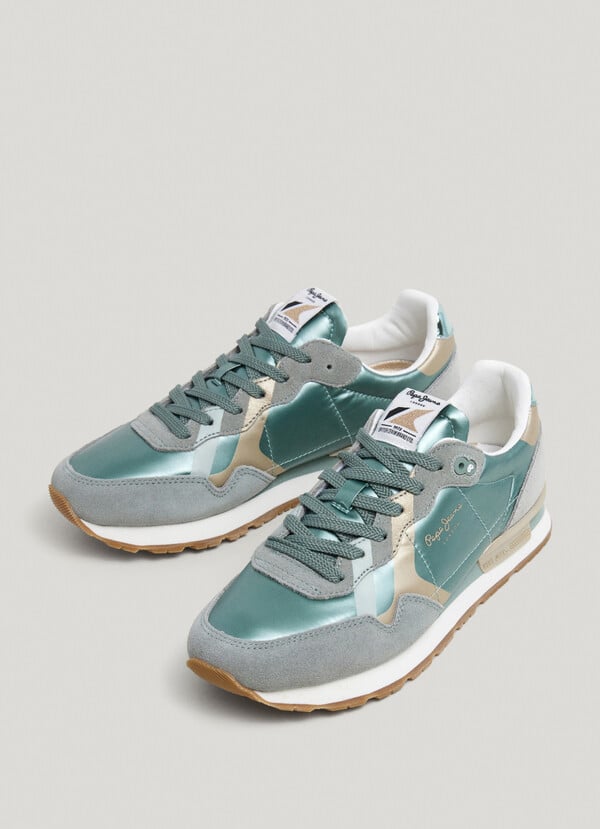 Pepe Jeans zapatillas running metalizadas - brit Promoción trimestral