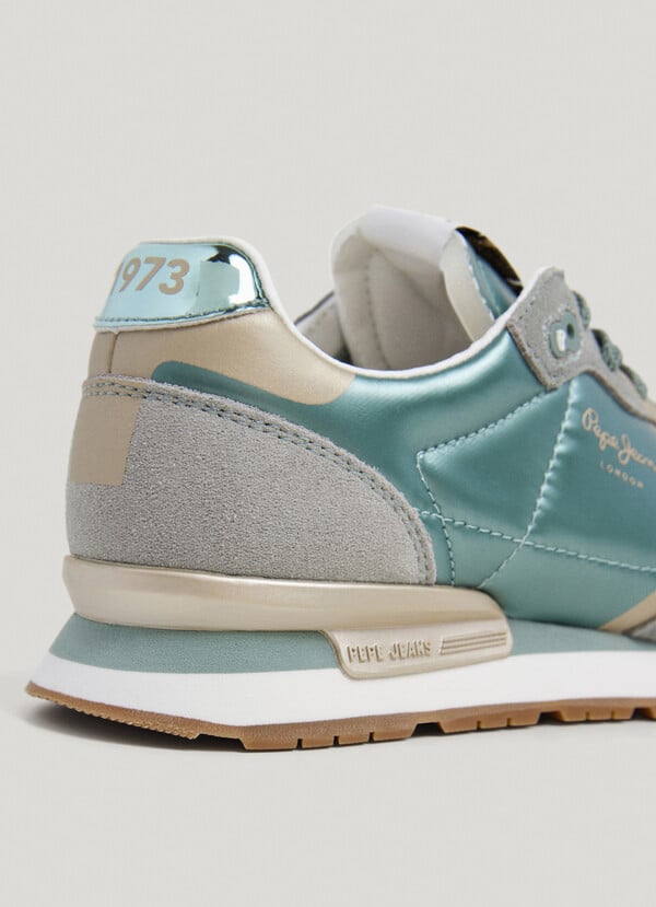 Pepe Jeans zapatillas running metalizadas - brit Promoción trimestral