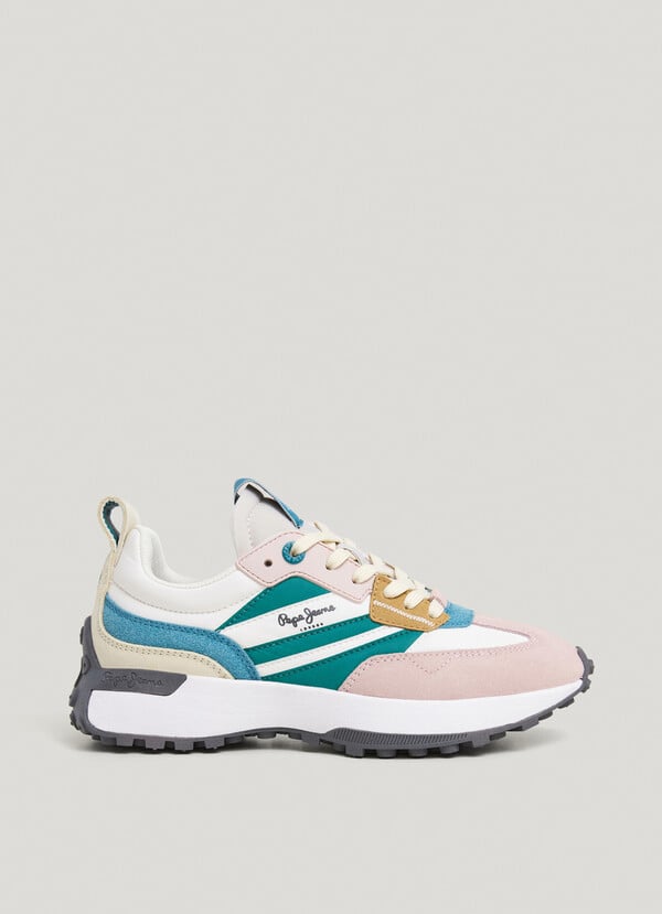 Pepe Jeans zapatillas con detalles en ante Superdescuento