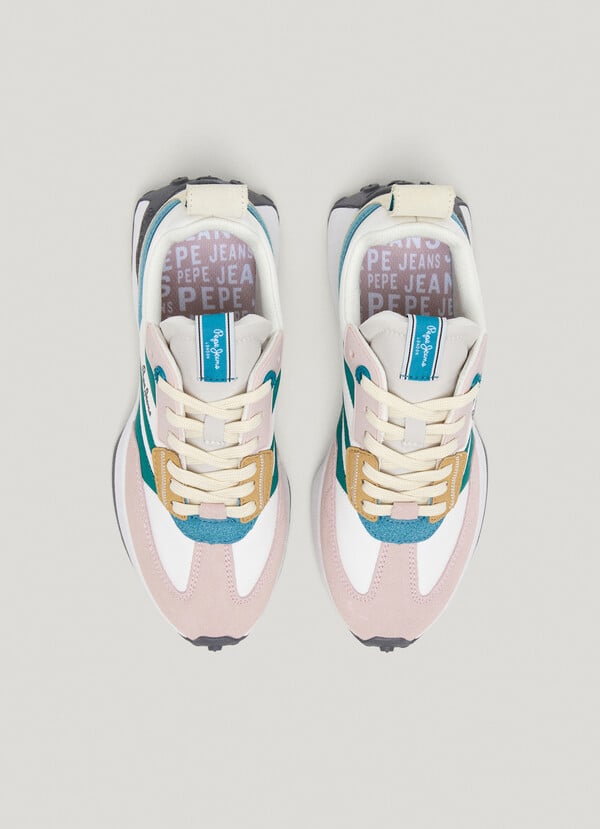 Pepe Jeans zapatillas con detalles en ante Superdescuento