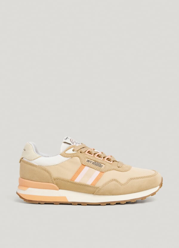 Pepe Jeans zapatillas running con detalles en ante - kingston