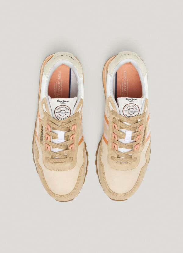 Pepe Jeans zapatillas running con detalles en ante - kingston Envío internacional gratuito
