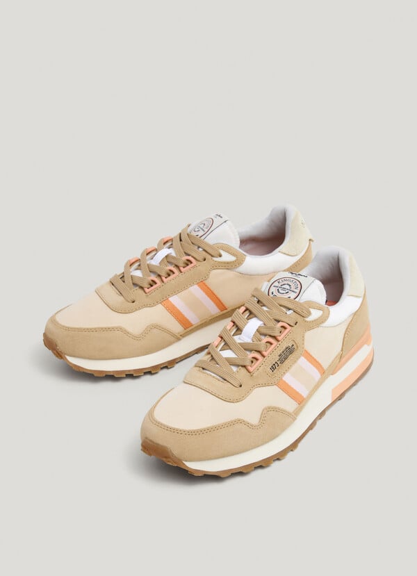 Pepe Jeans zapatillas running con detalles en ante - kingston Envío internacional gratuito