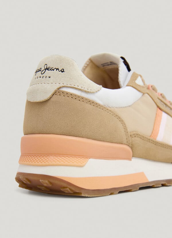 Pepe Jeans zapatillas running con detalles en ante - kingston Envío internacional gratuito
