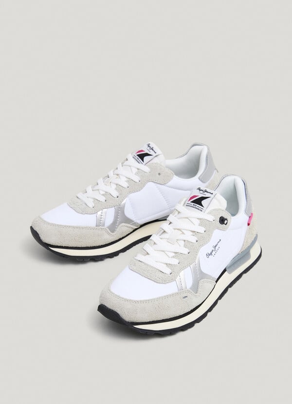 Pepe Jeans zapatillas running con detalles en ante - brit Limitado a 3 días