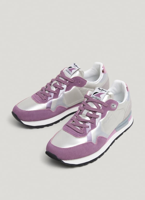 Pepe Jeans zapatillas running metalizadas - brit Descuentos del mes