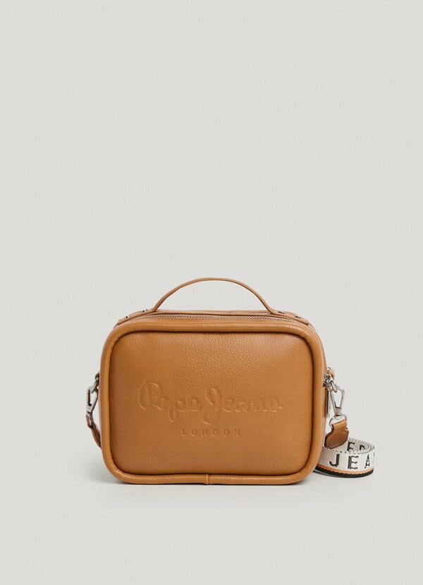 Pepe Jeans bandolera efecto piel con logo Rebajas online