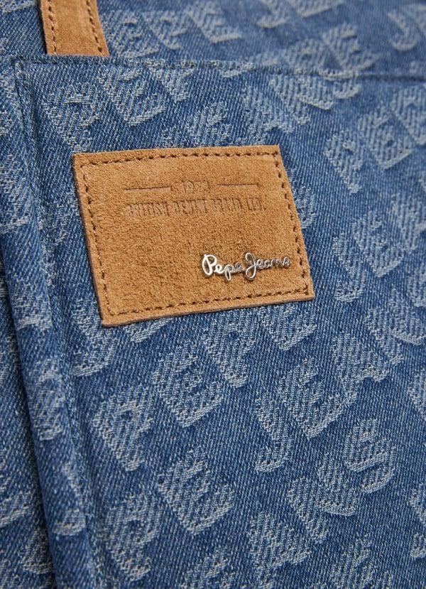 Pepe Jeans bolso tote denim con logo Promoción por tiempo limitado