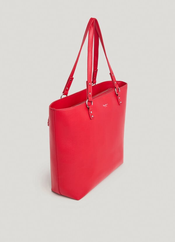 Pepe Jeans bolso tote efecto piel con logo Descuento